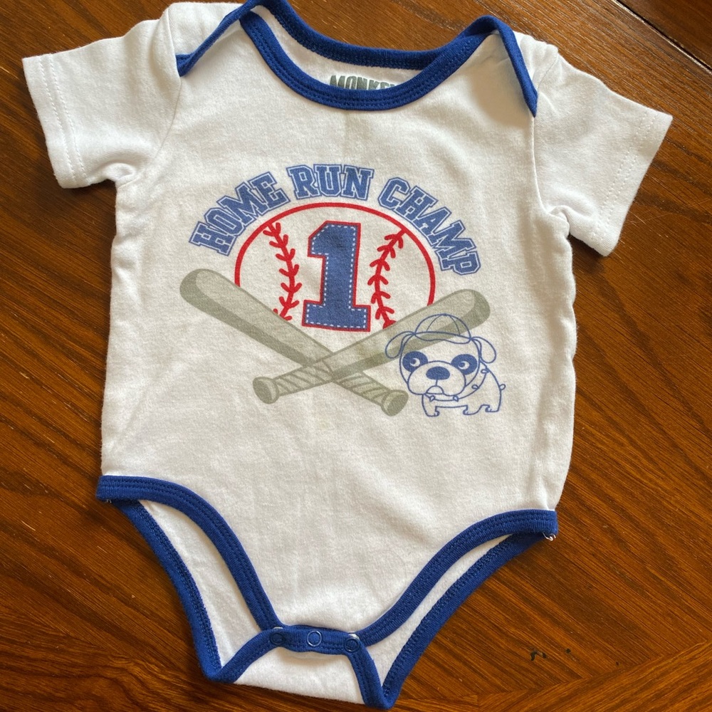Baseball Onesie